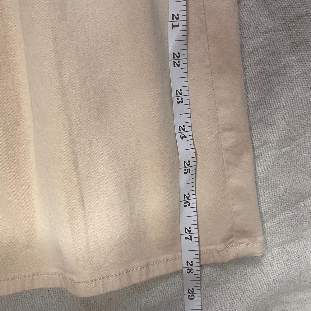 New Hudson Rosalie High Rise Wide Leg Cargo Ankle Pant 28 Bleached Sand - Picture 11 of 13